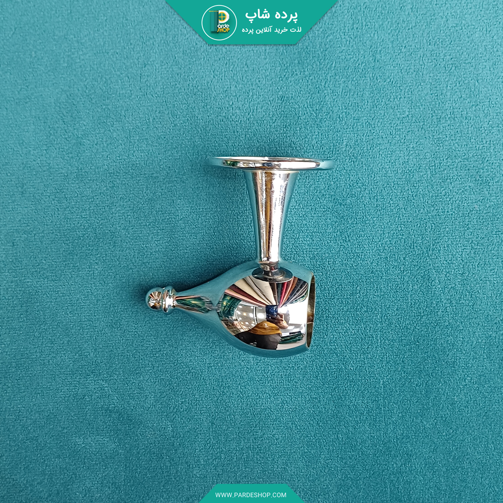 سری پایه دار استیل چوب پرده