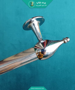 سری پایه دار استیل چوب پرده