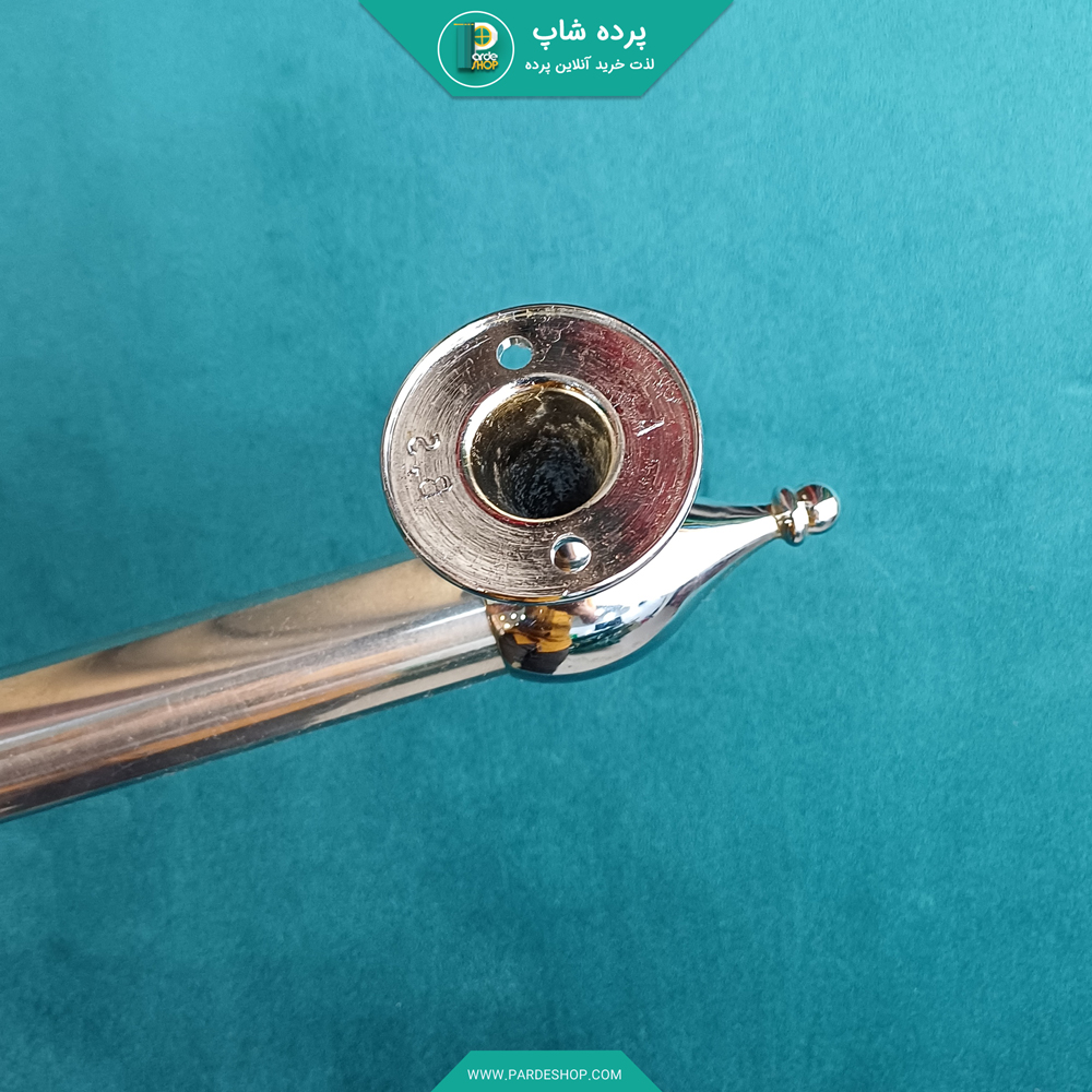 سری پایه دار استیل چوب پرده