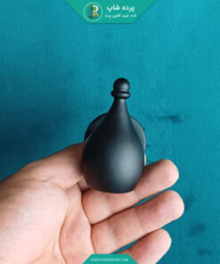 سری پایه دار مشکی چوب پرده