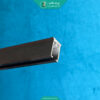 چوب پرده مینیمال مدل تخت رنگ مشکی
